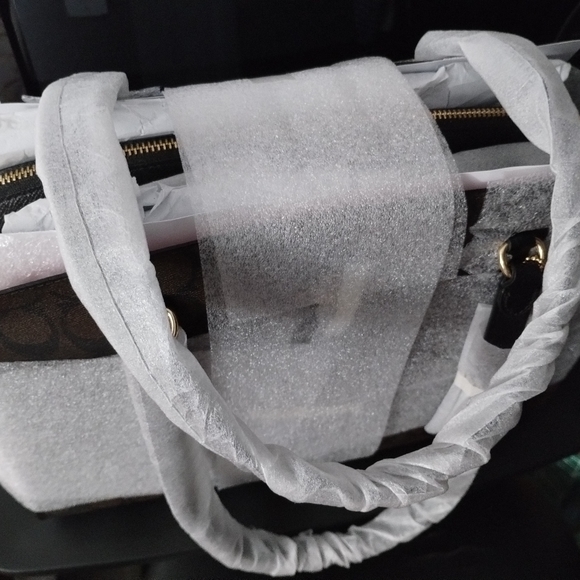 Coach Tatum Carryall In Signature Canvas - Picture 11 of 14